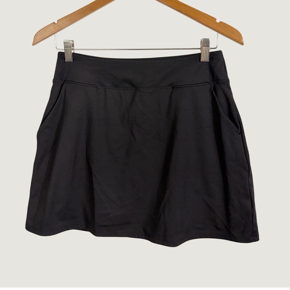 Tommy Bahama Skort Womens S Black Active Athletic Golf Tennis Pockets Skirt